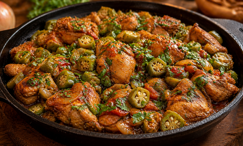 Frango com Quiabo Mineiro que Não Fica Babento do Jeito Tradicional receita