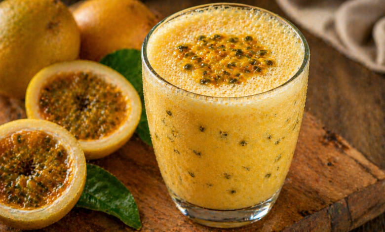 Batida de Maracujá: Cremosa, Gelada e com a Proporção que Não Amarga receita