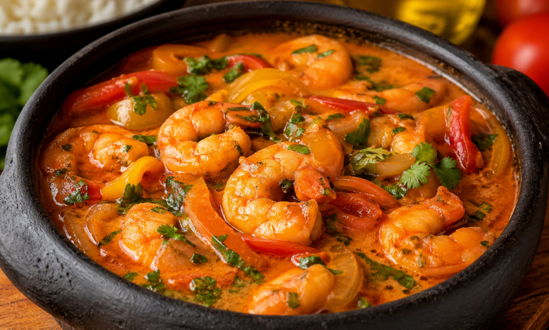 Moqueca de Camarão Baiana que Não Deixa o Camarão Borracha receita