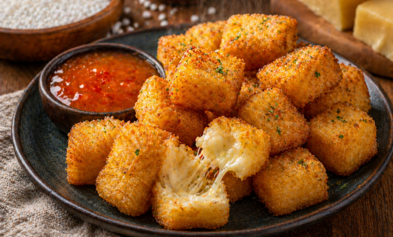 Dadinhos de Tapioca Crocantes com Queijo Coalho: Petisco Gourmet em Casa receita