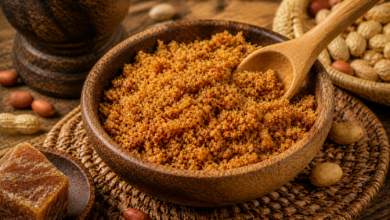 Paçoca Nordestina de Pilão com Rapadura que É Diferente da Paçoca de São Paulo receita