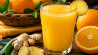Suco de Laranja com Gengibre que Não Amarga e Tem a Quantidade Certa de Cada Ingrediente Suco de Laranja com Gengibre que Não Amarga e Tem a Quantidade Certa de Cada Ingrediente receita