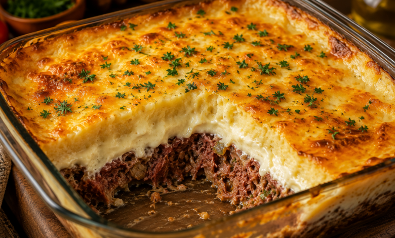 Escondidinho de Carne Seca Cremoso que Não Empedra e Tem Aquela Camada de Requeijão que Não Some receita